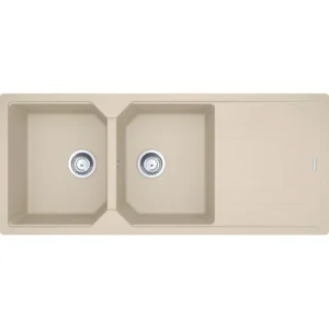 Lavello da Incasso Franke 114.0686.785 – 1 Vasca con Gocciolatoio, Fragranite Nero